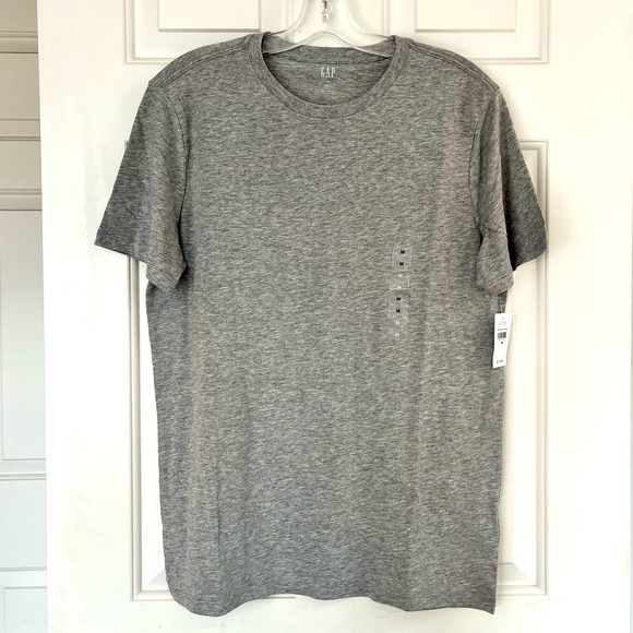Gap Everyday Crewneck T-Shirt NWT Size Medium in Grey - Picture 3 of 15